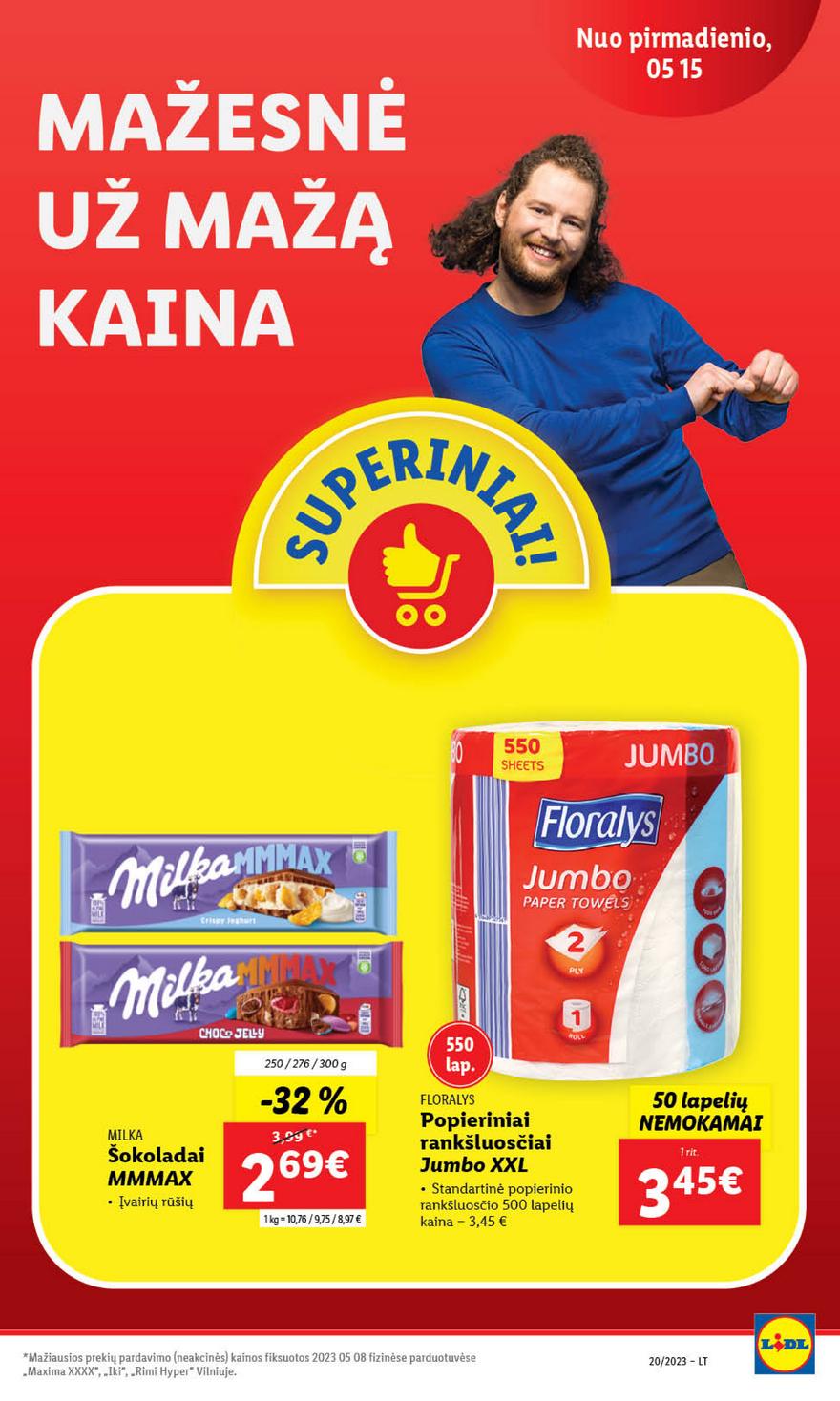 Lidl maisto prekių pasiūlymai akcijos nuo 
  2023-05-15 iki 
  2023-05-21 | Leidinukas.lt puslapis 2