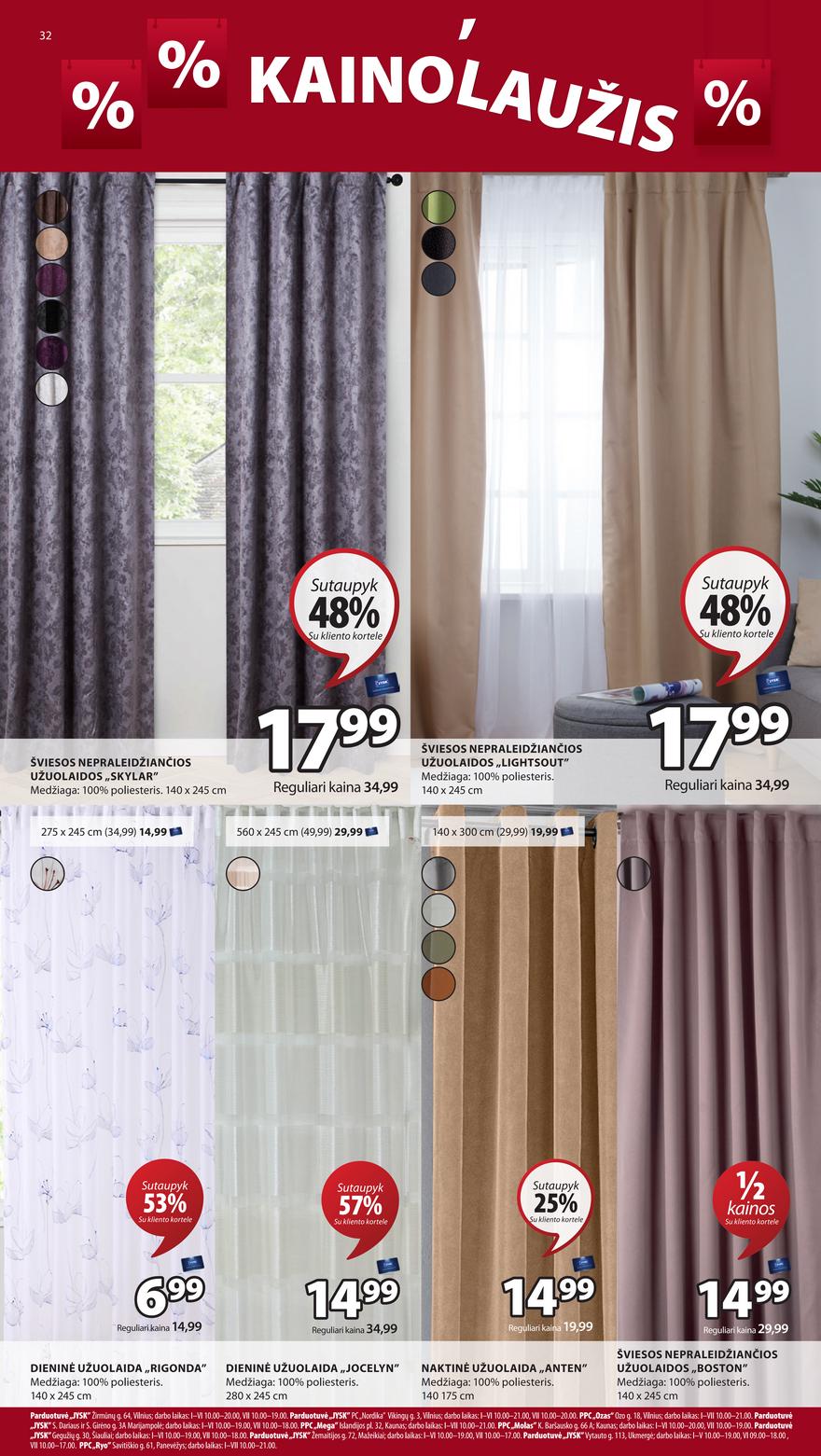 Jysk leidinys akcijos nuo 
  2022-12-27 iki 
  2023-01-01 | Leidinukas.lt puslapis 33