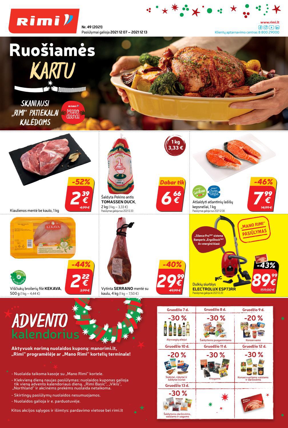 Rimi savaitinis leidinys akcijos nuo 
  2021-12-07 iki 
  2021-12-13 | Leidinukas.lt puslapis 1
