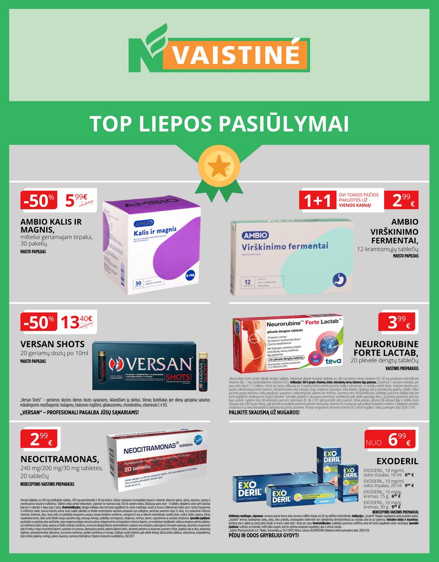 Norfos vaistinės leidinys akcijos nuo 
  2022-07-01 iki 
  2022-07-31 | Leidinukas.lt puslapis 1