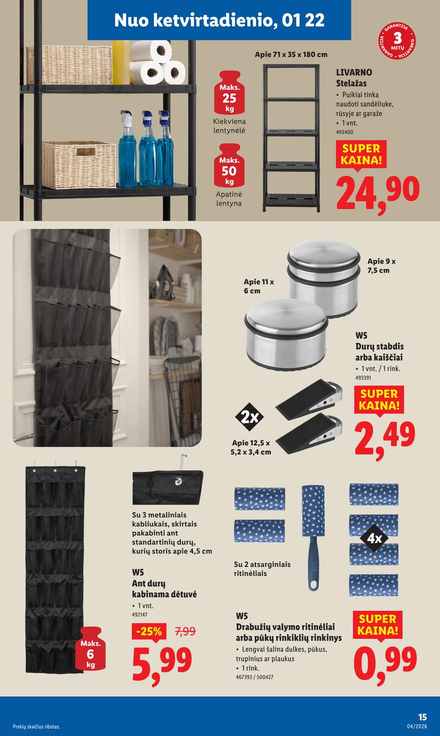 Lidl leidinys akcijos nuo 
  2026-01-19 iki 
  2026-01-25 | Leidinukas.lt puslapis 15
