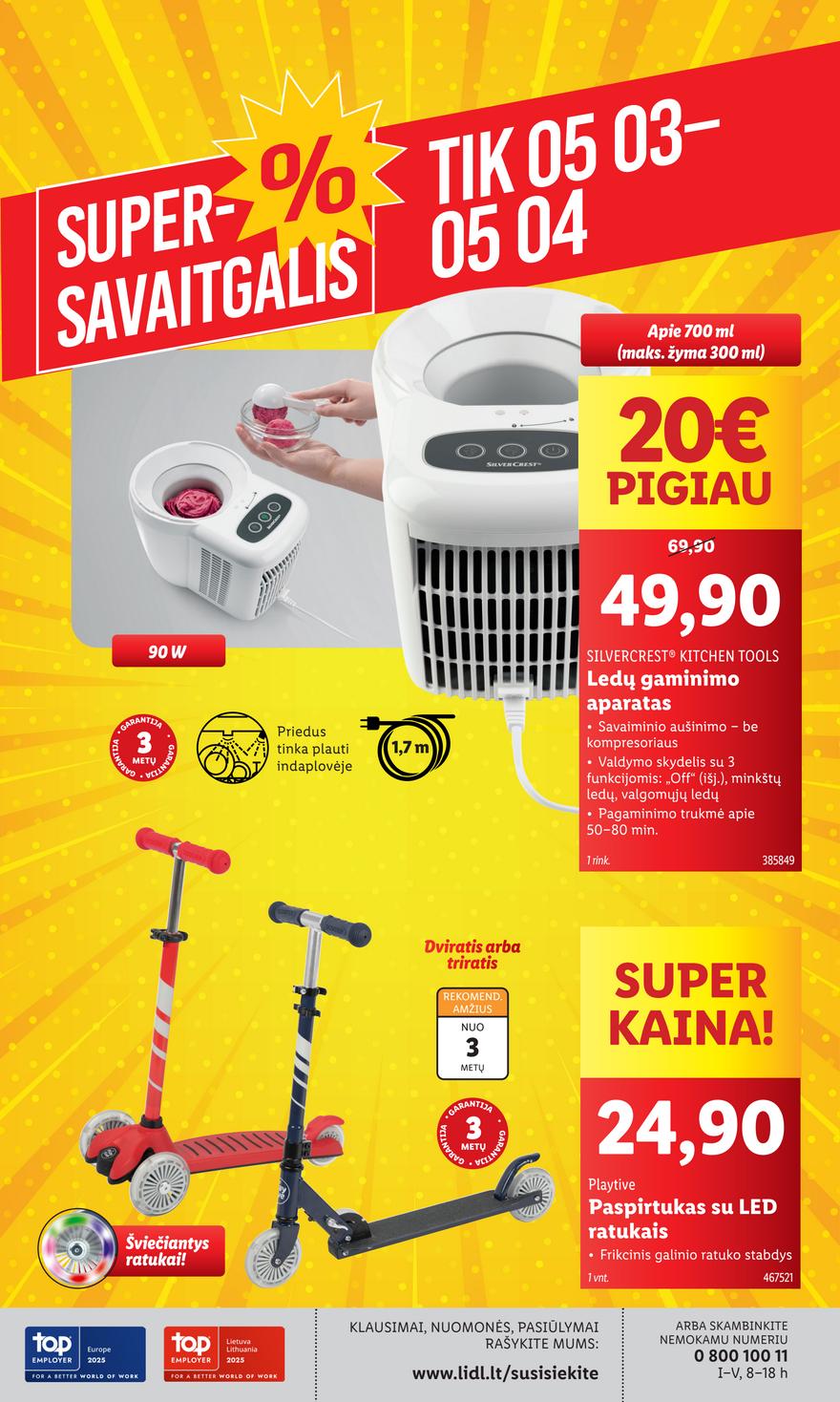 Lidl leidinys akcijos nuo 
  2025-04-28 iki 
  2025-05-04 | Leidinukas.lt puslapis 50