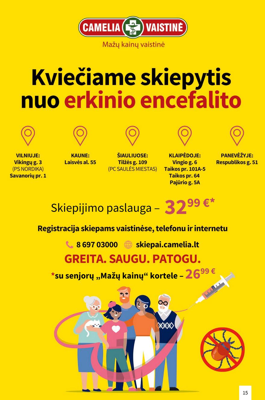 Camelia gegužės leidinys akcijos nuo 
  2022-05-01 iki 
  2022-05-31 | Leidinukas.lt puslapis 15