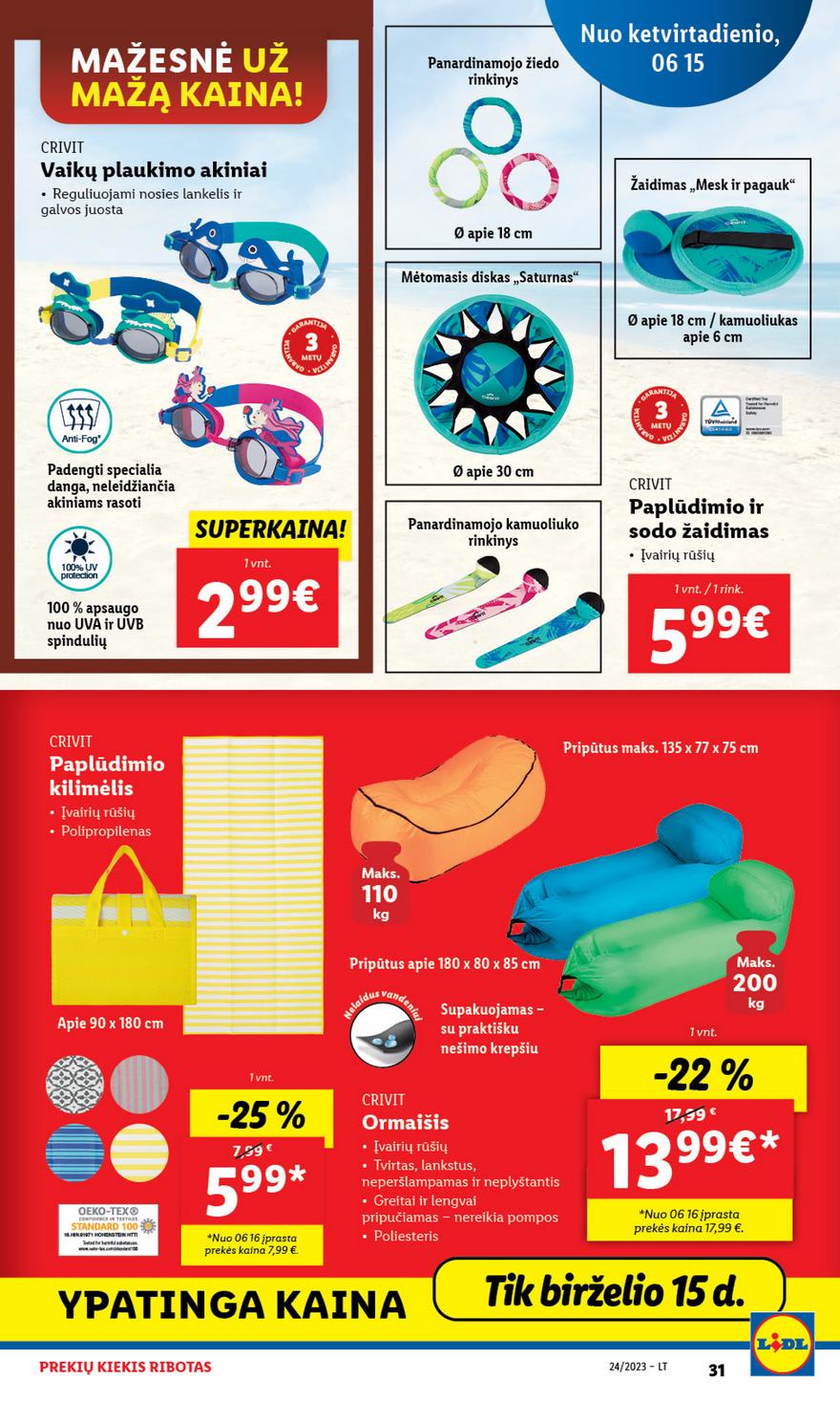 Ldil ne maisto prekių pasiūlymai akcijos nuo 
  2023-06-12 iki 
  2023-06-18 | Leidinukas.lt puslapis 31