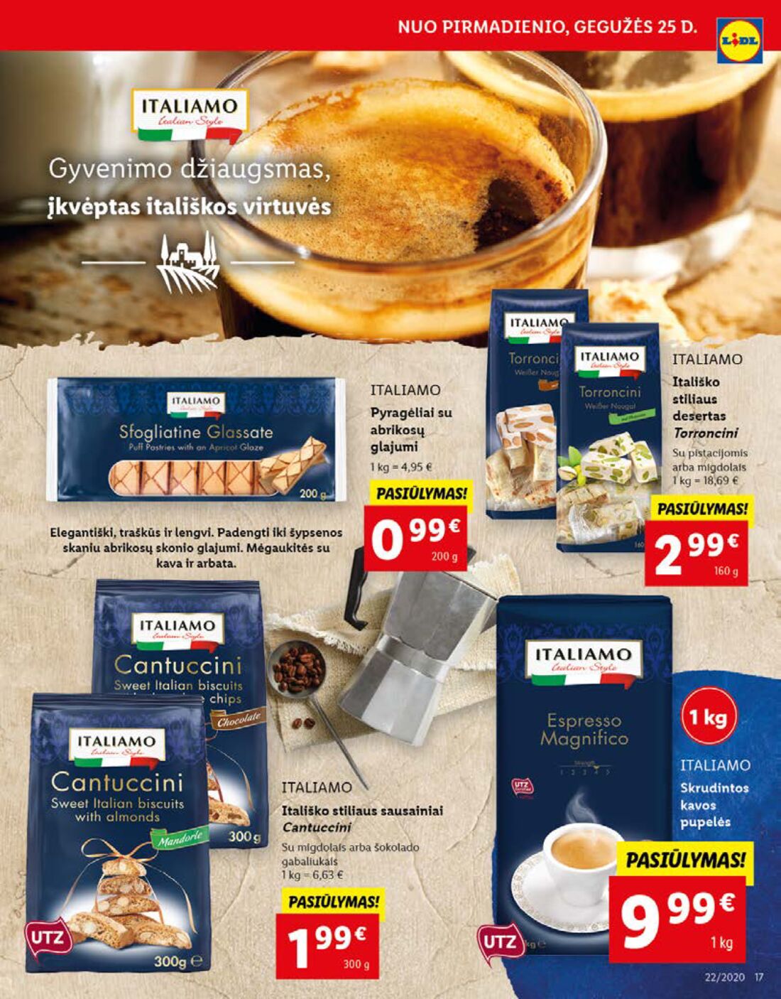 Lidl savaitinis leidinys akcijos nuo 
  2020-05-25 iki 
  2020-05-31 | Leidinukas.lt puslapis 17