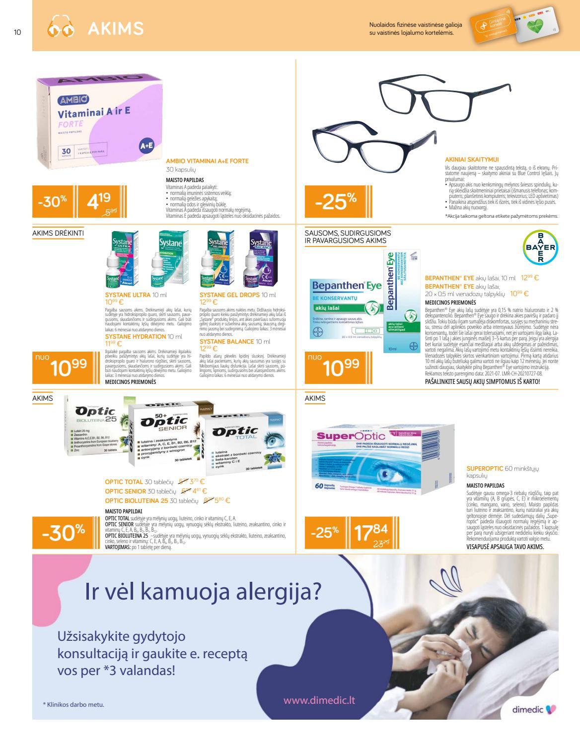 Gintarinė vaistinė leidinys akcijos nuo
2021-09-01 iki
2021-09-30 | Leidinukas.lt puslapis 10