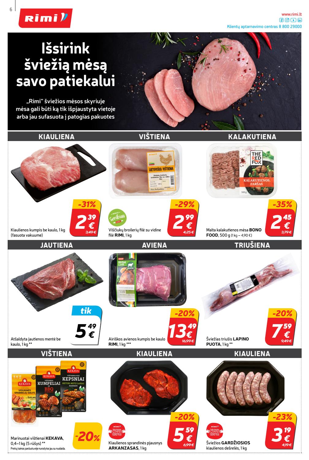 Rimi savaitinis leidinys akcijos nuo 
  2021-01-26 iki 
  2021-02-01 | Leidinukas.lt puslapis 6