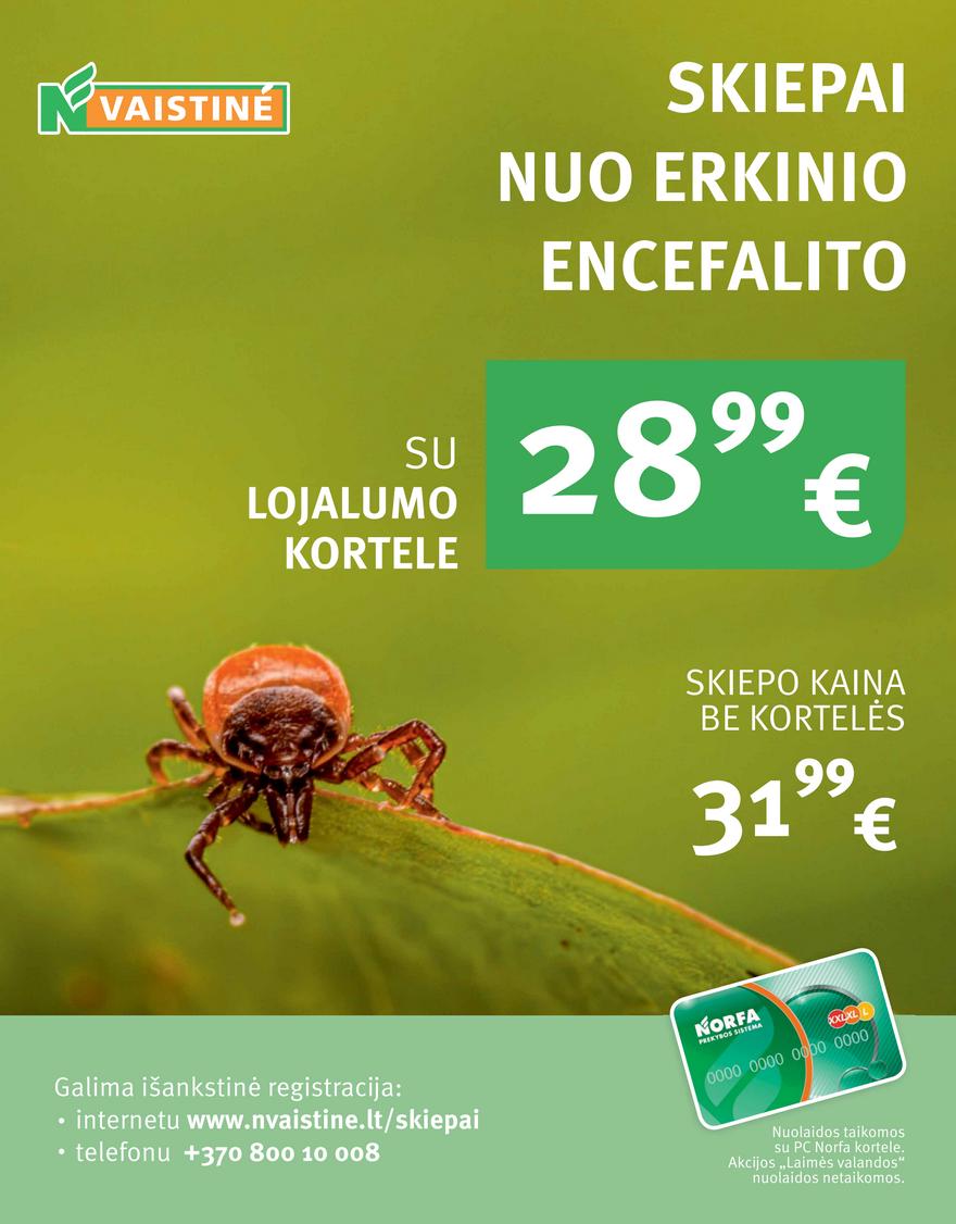 Norfos vaistinės leidinys akcijos nuo 
  2026-05-01 iki 
  2026-05-31 | Leidinukas.lt puslapis 22