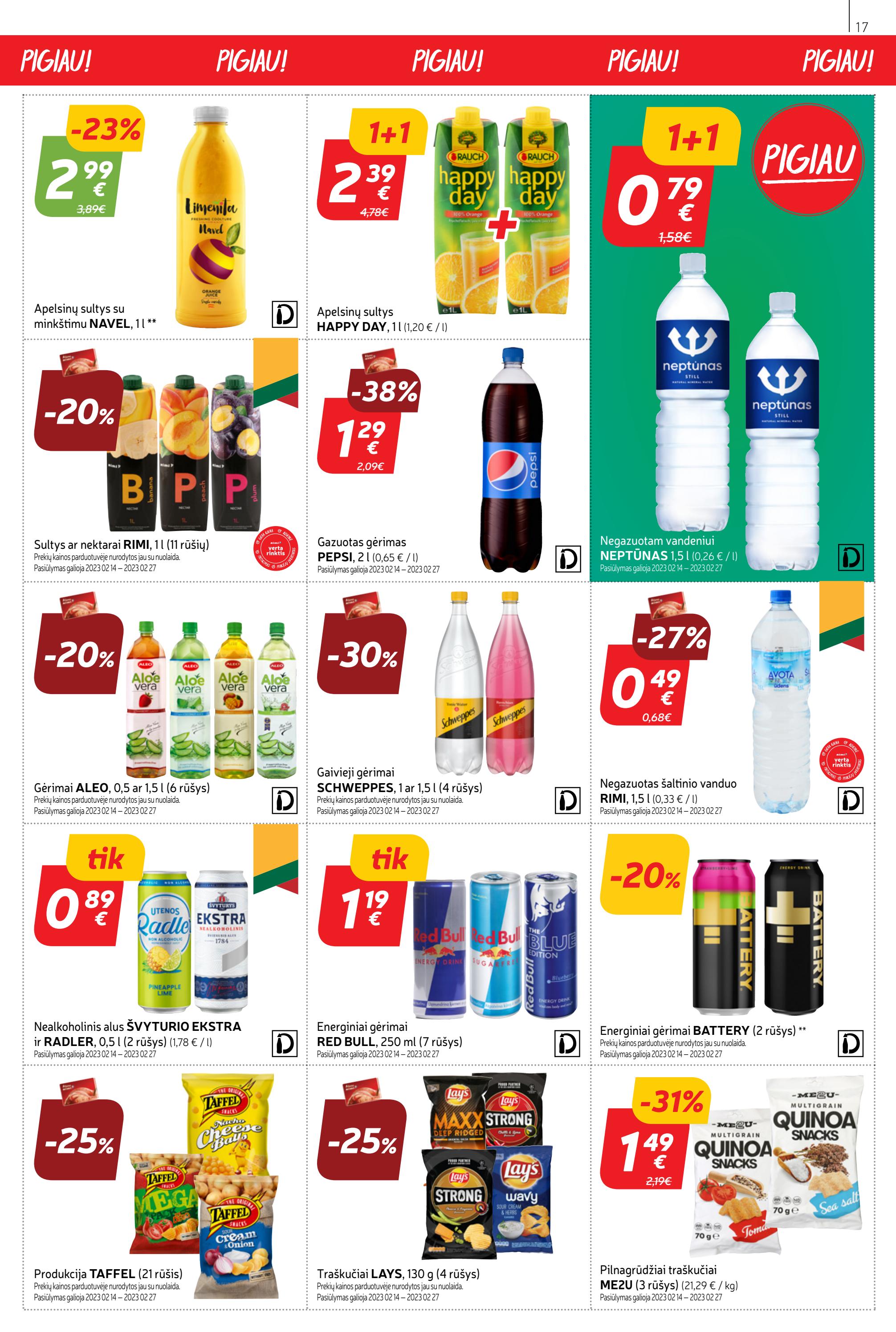Rimi savaitinis leidinys akcijos nuo 
  2023-02-14 iki 
  2023-02-20 | Leidinukas.lt puslapis 17