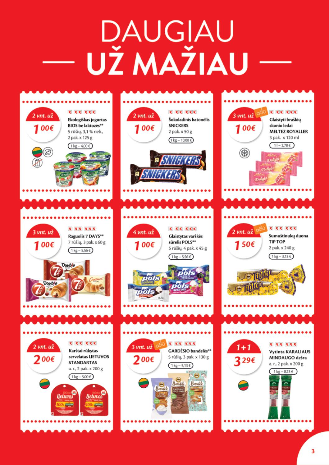 Maxima kaininis leidinys akcijos nuo
2021-04-06 iki
2021-04-12 | Leidinukas.lt puslapis 3