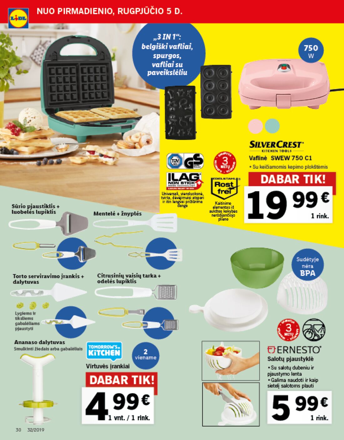 Lidl savaitinis leidinys akcijos nuo 
  2019-08-05 iki 
  2019-08-11 | Leidinukas.lt puslapis 30