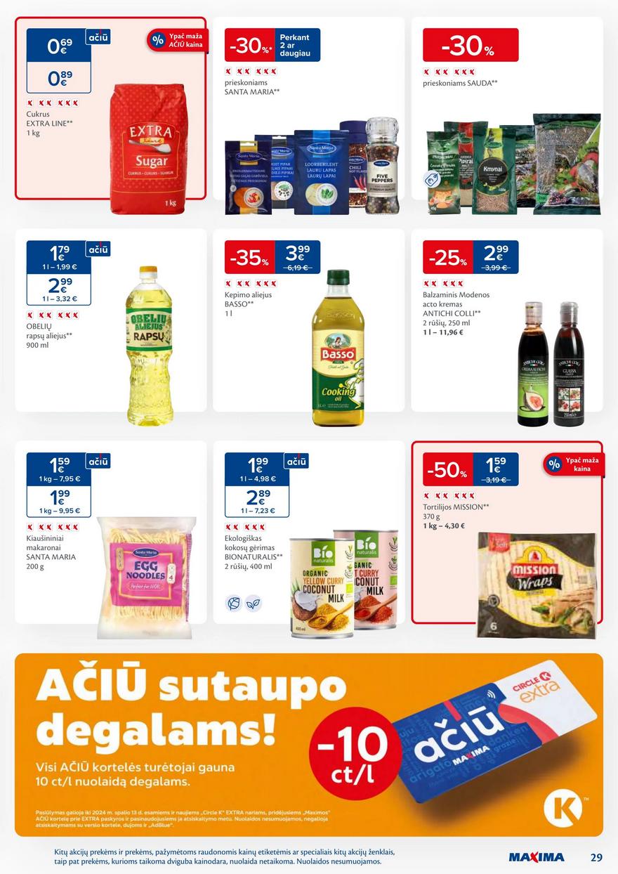 Maxima savaitinis leidinys 38 akcijos nuo
2024-09-17 iki
2024-09-23 | Leidinukas.lt puslapis 29