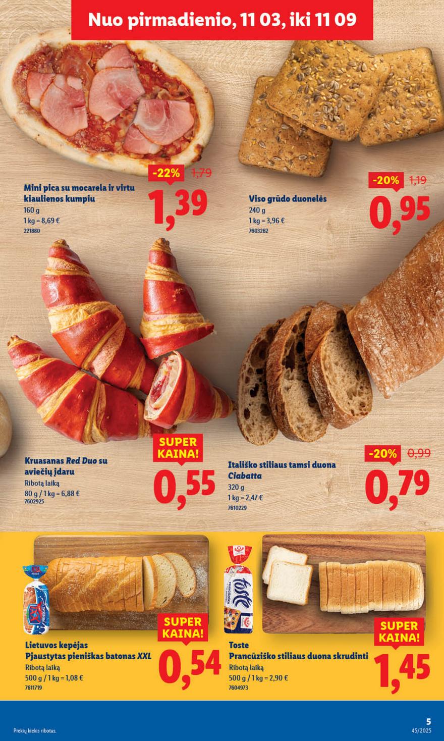 Lidl leidinys akcijos nuo 
  2025-11-03 iki 
  2025-11-09 | Leidinukas.lt puslapis 5