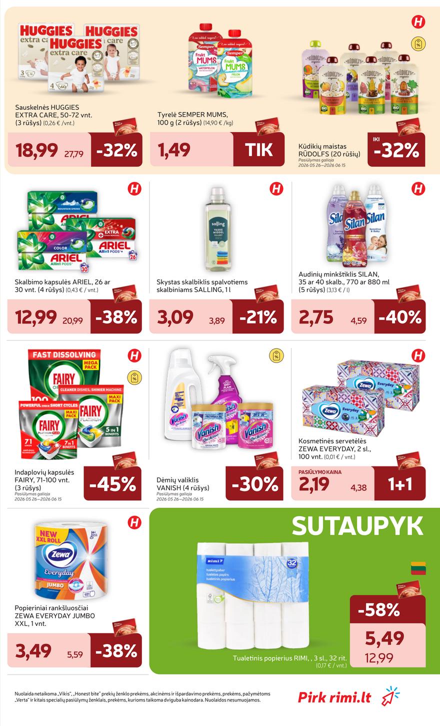 Rimi leidinys akcijos nuo 
  2026-06-02 iki 
  2026-06-08 | Leidinukas.lt puslapis 33