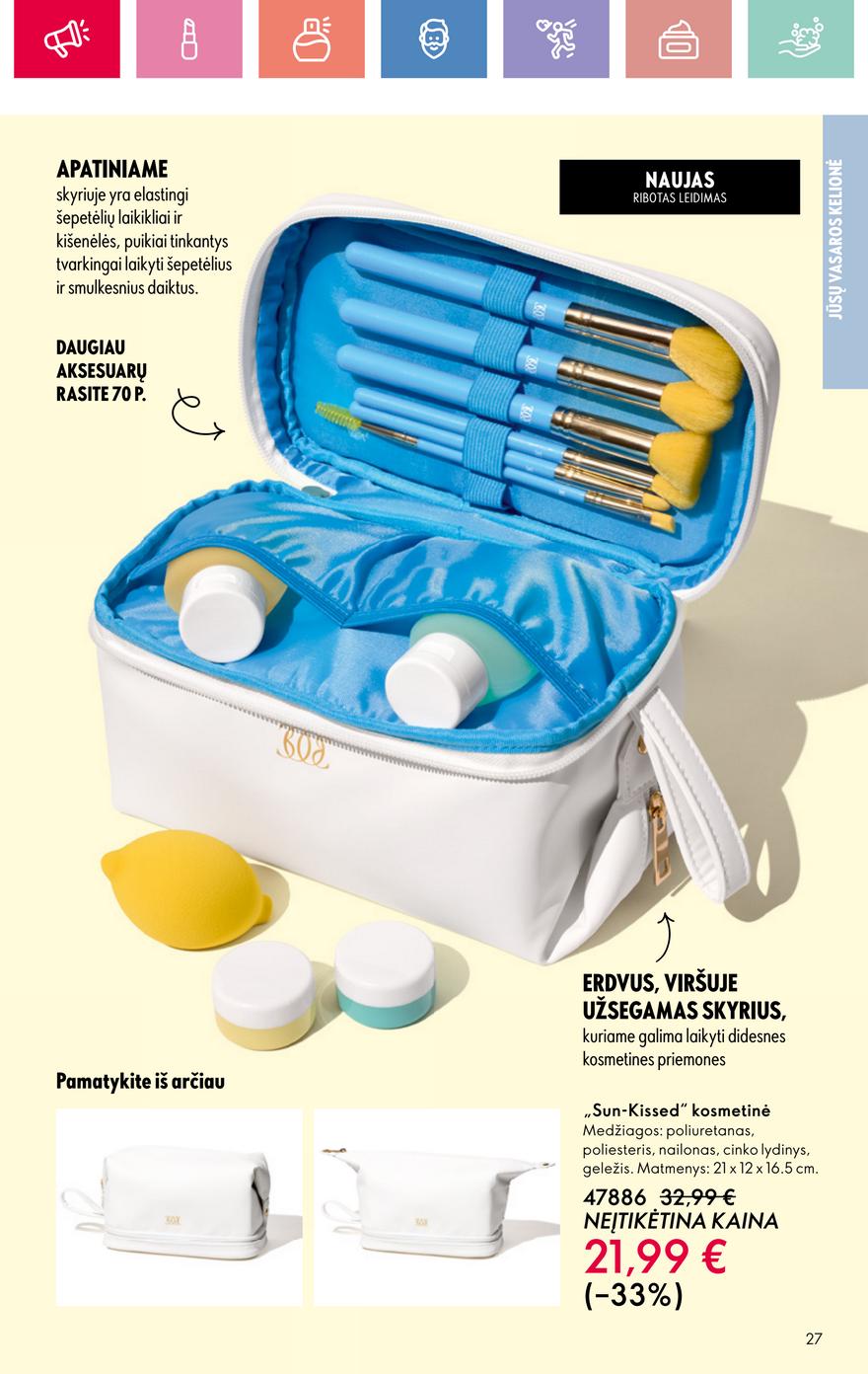Oriflame katalogas akcijos nuo 
  2025-06-22 iki 
  2025-07-12 | Leidinukas.lt puslapis 27