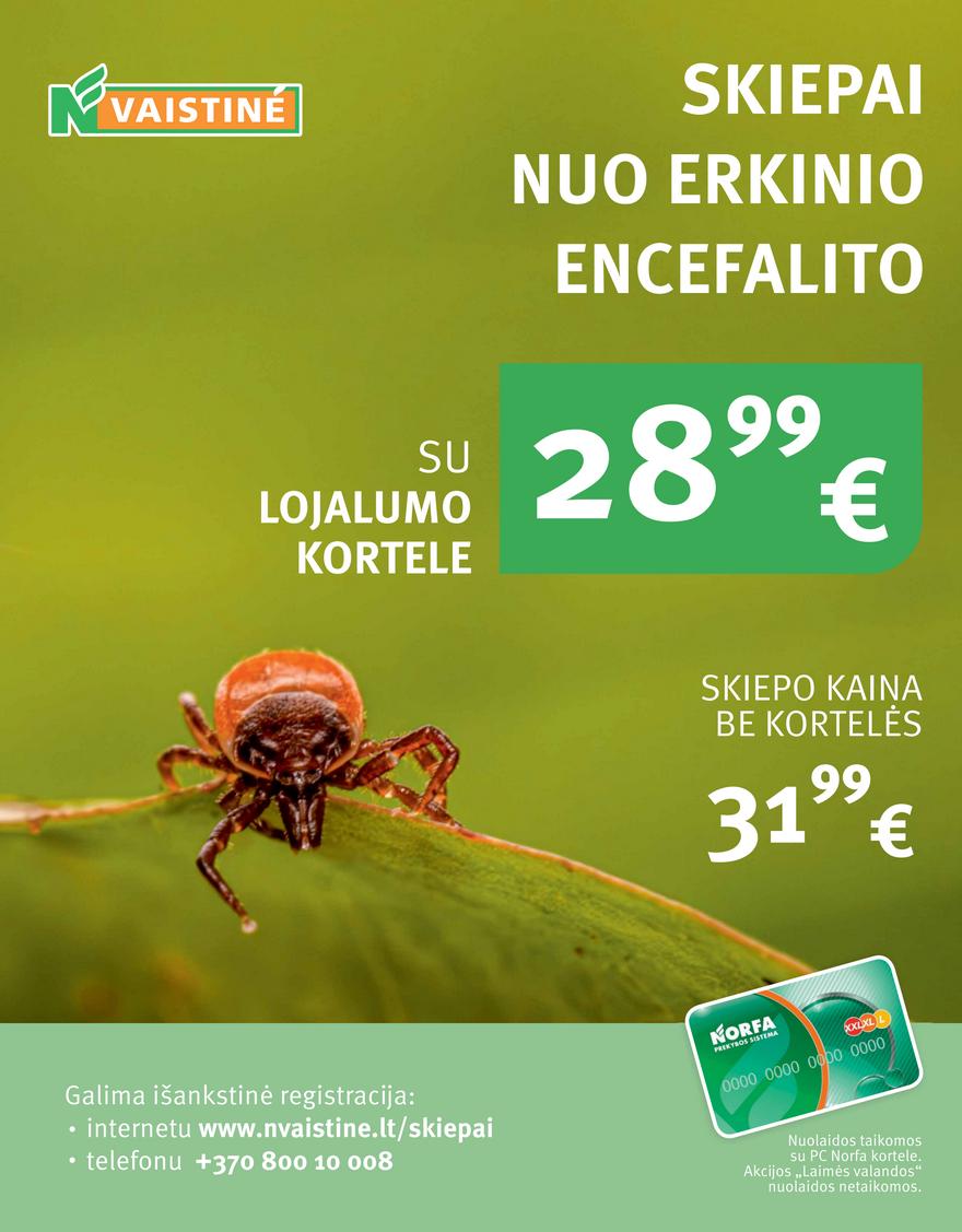 Norfos vaistinės leidinys akcijos nuo 
  2026-07-01 iki 
  2026-07-31 | Leidinukas.lt puslapis 15