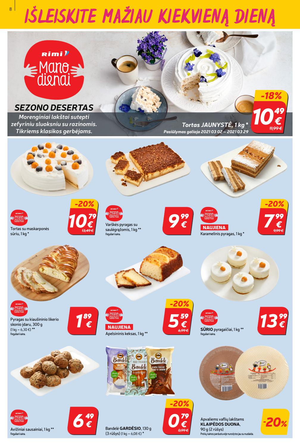 Rimi savaitinis leidinys akcijos nuo 
  2021-03-02 iki 
  2021-03-08 | Leidinukas.lt puslapis 8