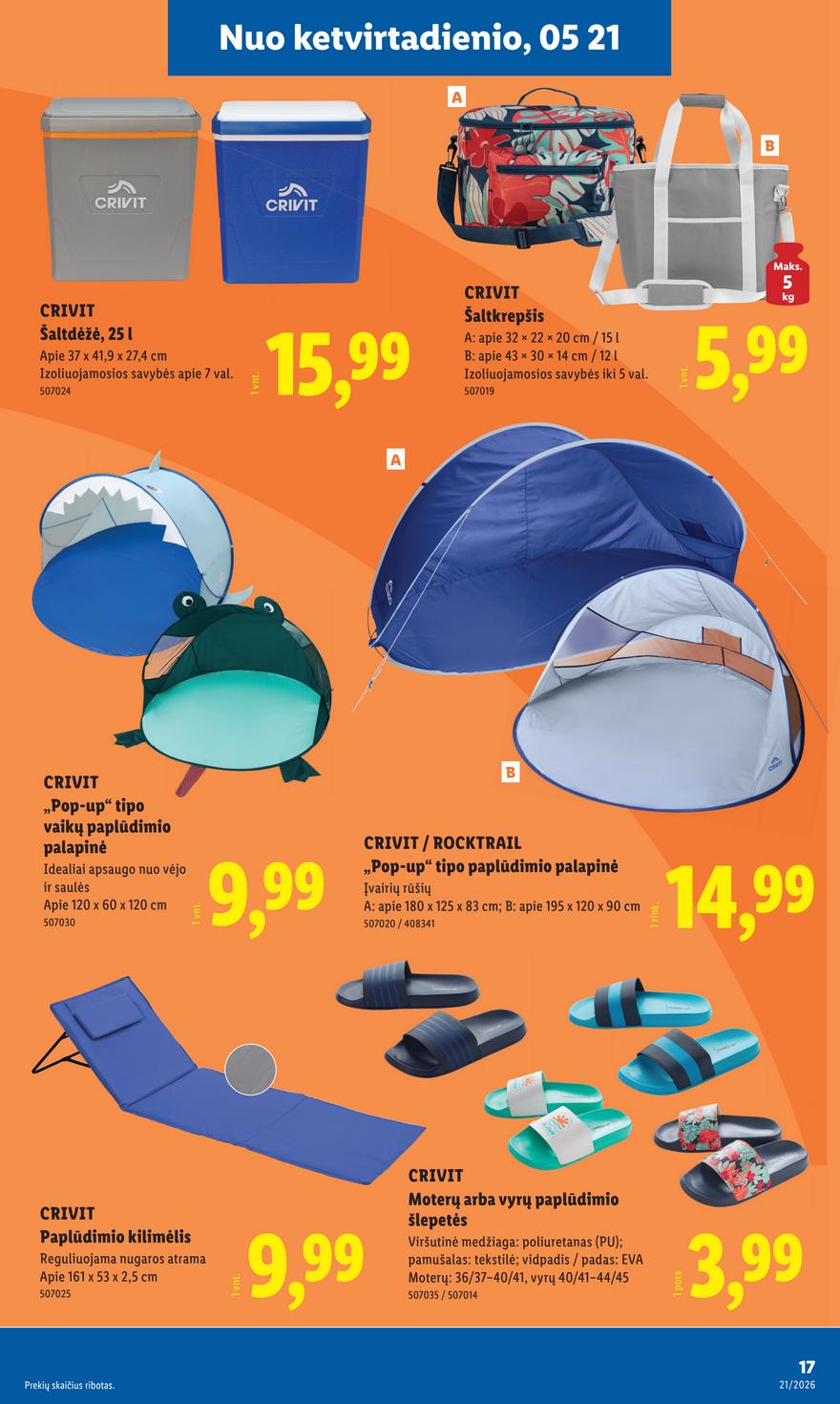 Lidl leidinys akcijos nuo 
  2026-05-18 iki 
  2026-05-24 | Leidinukas.lt puslapis 17