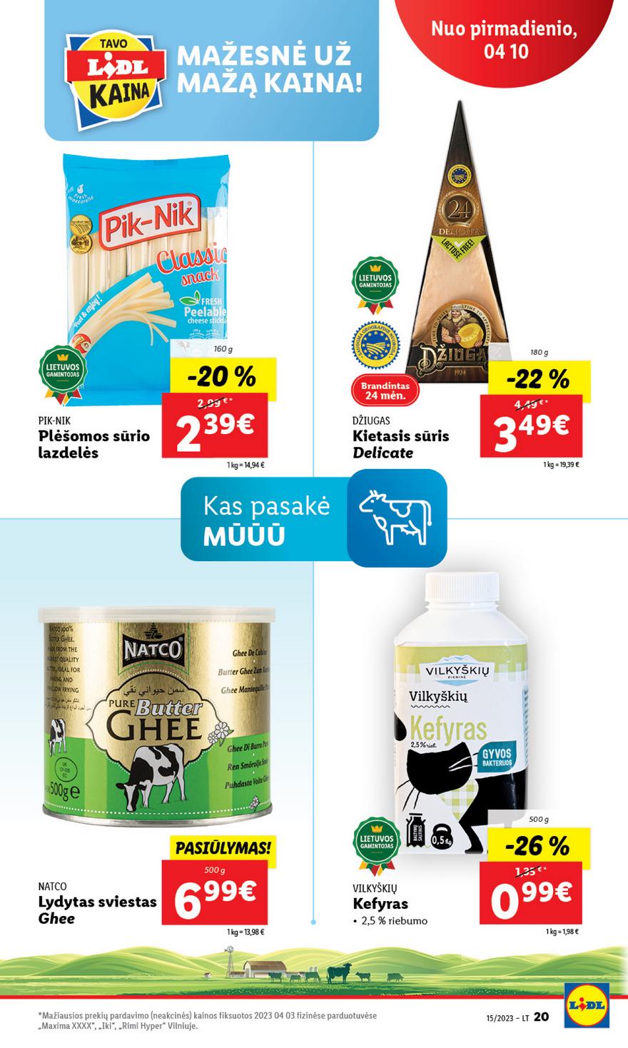 Lidl pasiūlymai akcijos nuo 
  2023-04-10 iki 
  2023-04-16 | Leidinukas.lt puslapis 20
