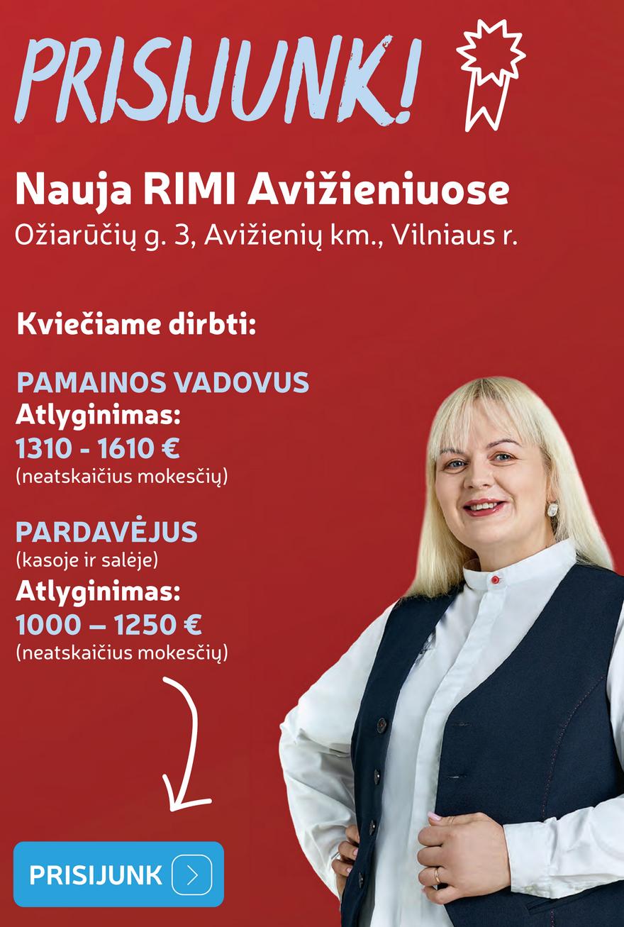 Rimi savaitinis leidinys akcijos nuo 
  2024-06-04 iki 
  2024-06-10 | Leidinukas.lt puslapis 22