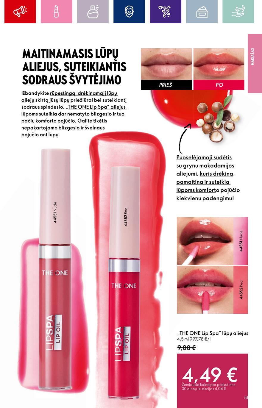 Oriflame katalogas akcijos nuo 
  2023-08-23 iki 
  2023-09-12 | Leidinukas.lt puslapis 51