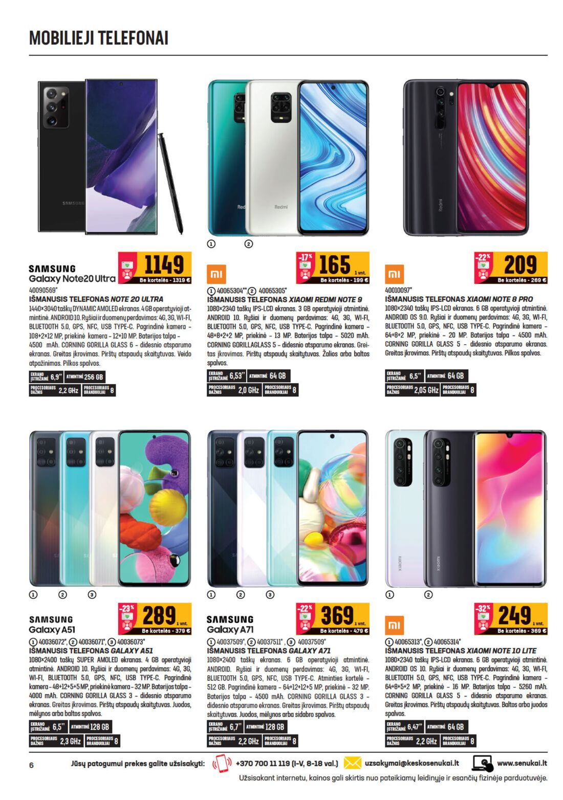 Senukai reklaminis leidinys akcijos nuo 
  2020-11-04 iki 
  2020-11-30 | Leidinukas.lt puslapis 6