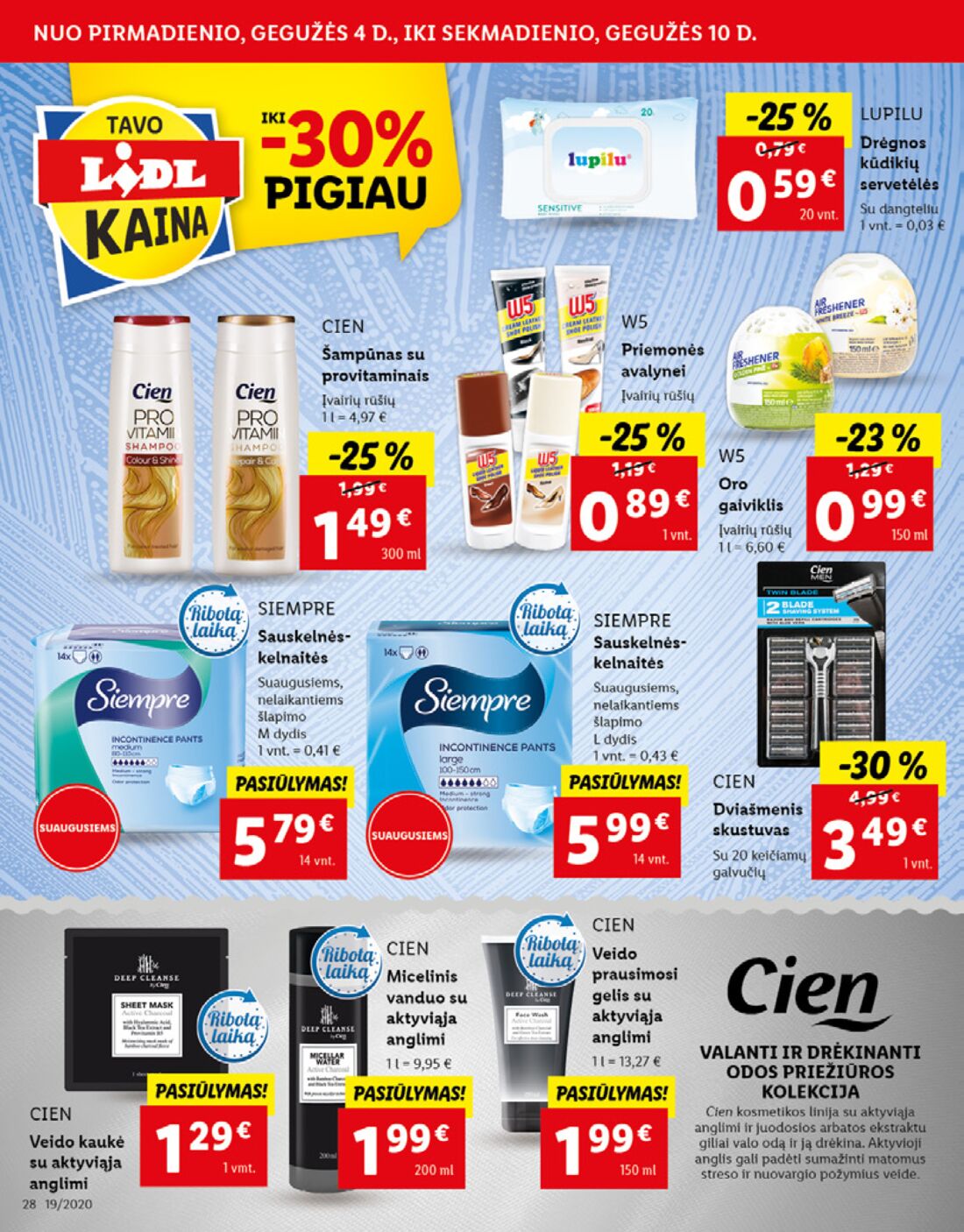 Lidl savaitinis leidinys akcijos nuo 
  2020-05-04 iki 
  2020-05-10 | Leidinukas.lt puslapis 28