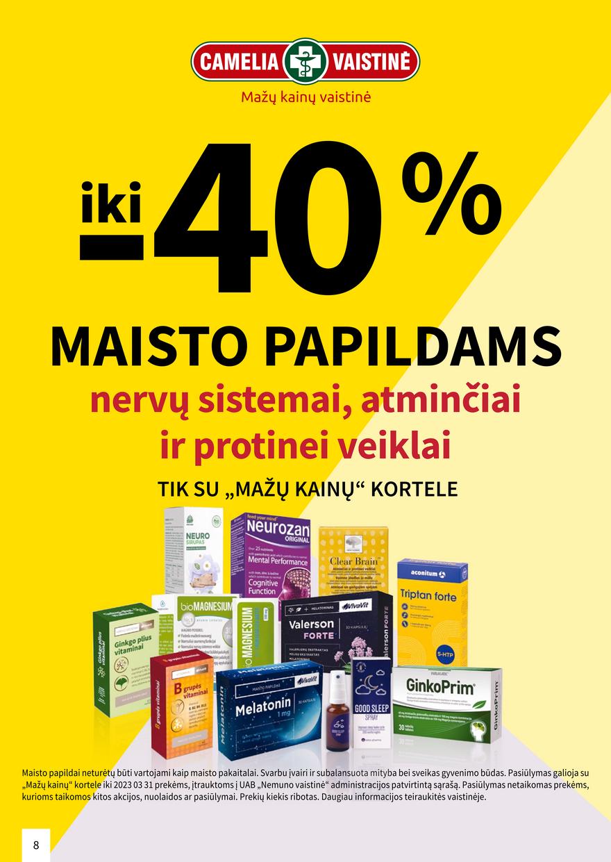 Camelia kovo leidinys akcijos nuo 
  2023-03-01 iki 
  2023-03-31 | Leidinukas.lt puslapis 8