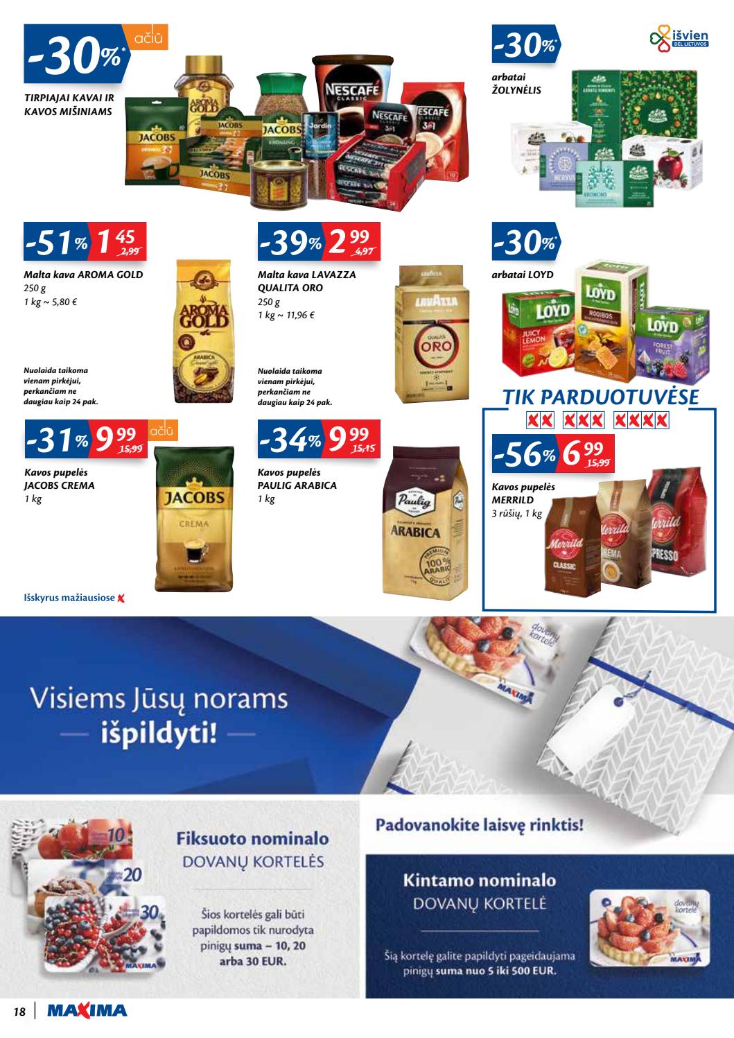 Maxima kaininis leidinys akcijos nuo 
  2020-09-22 iki 
  2020-09-28 | Leidinukas.lt puslapis 18
