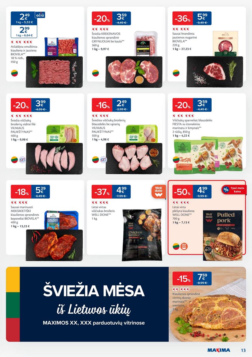Maxima leidinys akcijos nuo 
  2024-04-16 iki 
  2024-04-22 | Leidinukas.lt puslapis 13