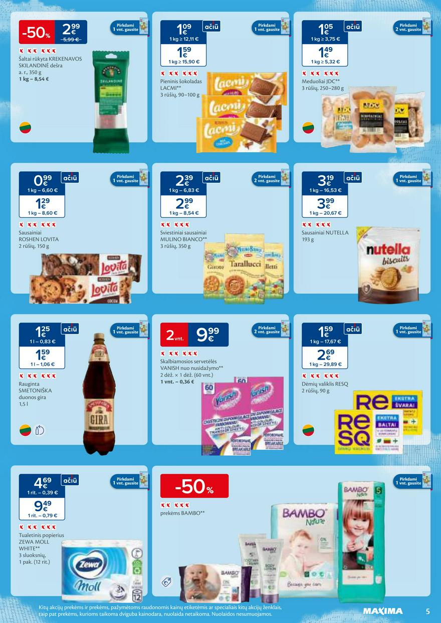 Maxima leidinys akcijos nuo 
  2024-08-13 iki 
  2024-08-19 | Leidinukas.lt puslapis 5