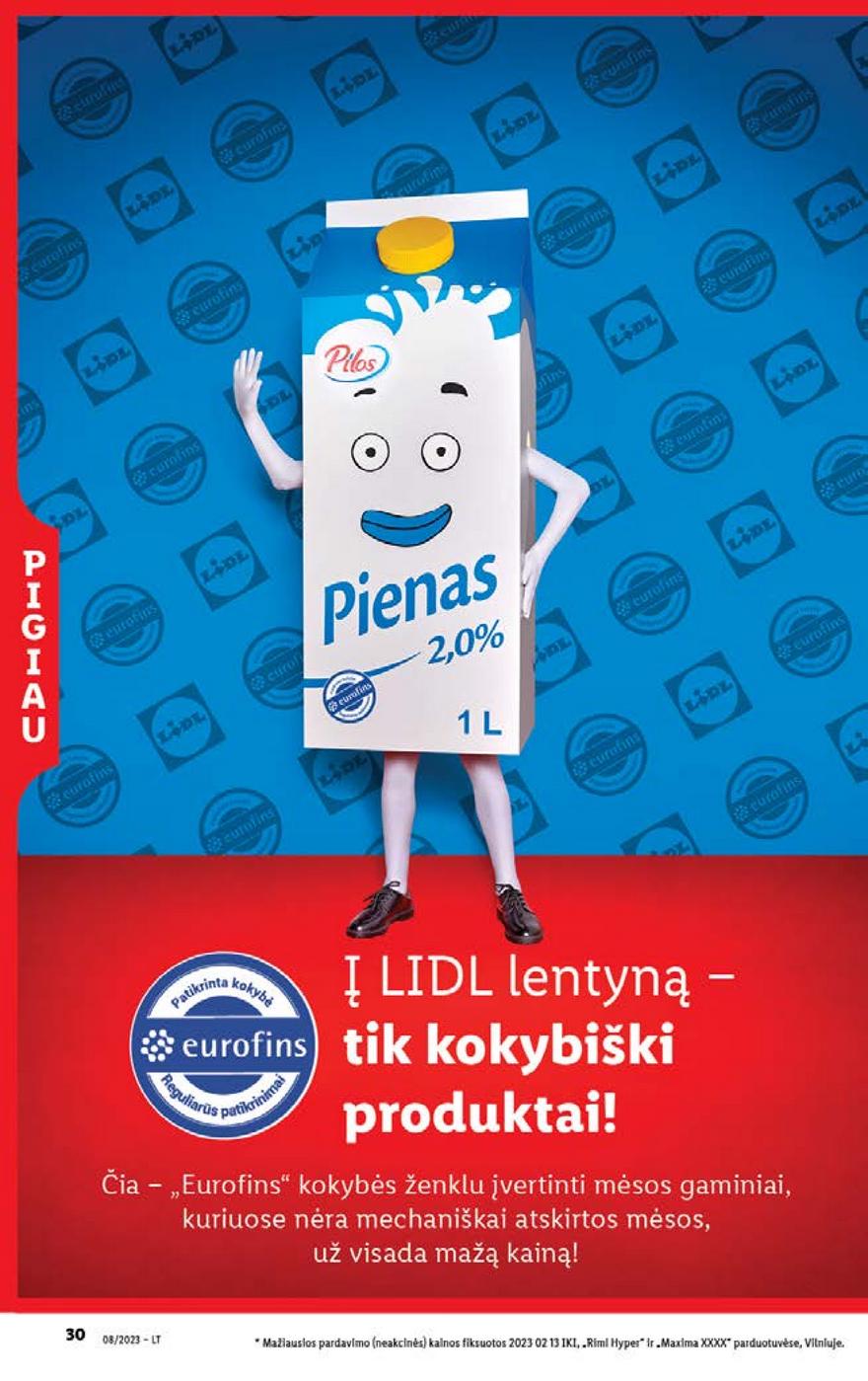 Lidl pasiūlymai akcijos nuo 
  2023-02-20 iki 
  2023-02-26 | Leidinukas.lt puslapis 30