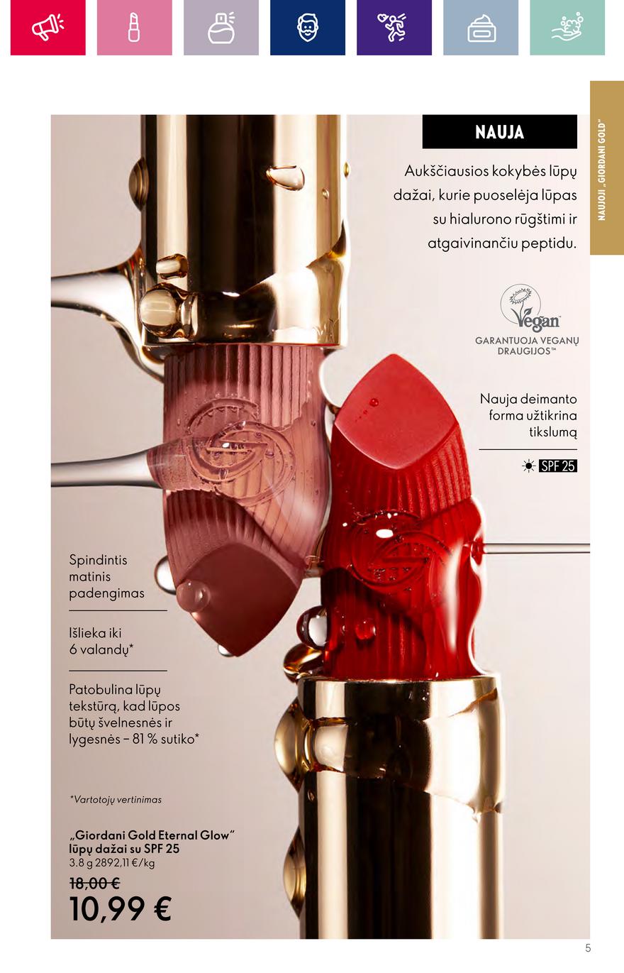 Oriflame katalogas akcijos nuo 
  2023-09-13 iki 
  2023-10-03 | Leidinukas.lt puslapis 5