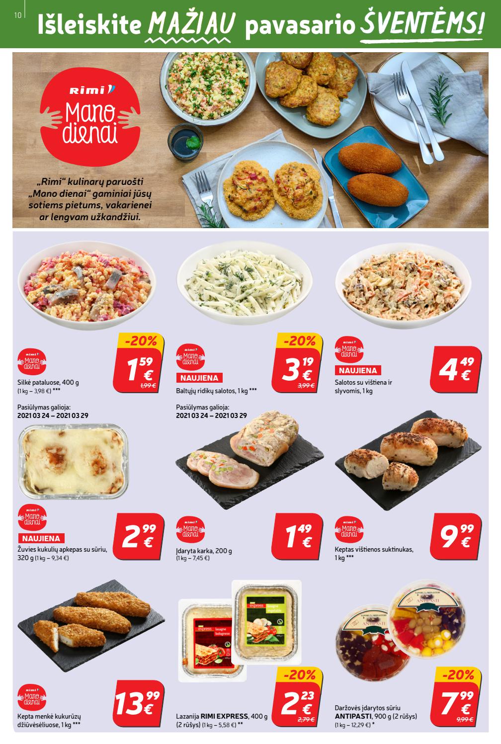 Rimi savaitinis leidinys akcijos nuo 
  2021-03-23 iki 
  2021-03-29 | Leidinukas.lt puslapis 10