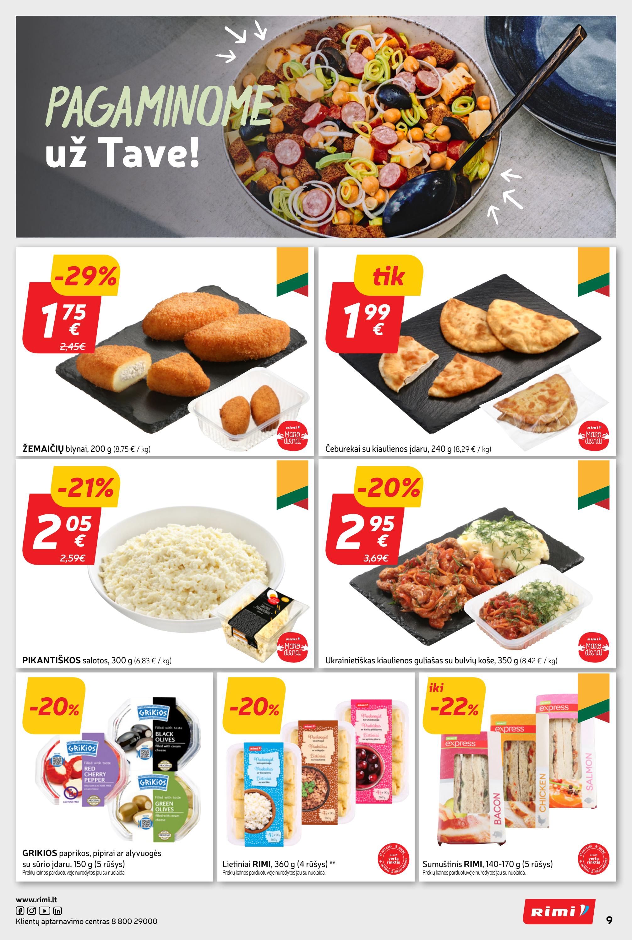 Rimi savaitinis leidinys akcijos nuo 
  2023-07-18 iki 
  2023-07-24 | Leidinukas.lt puslapis 9