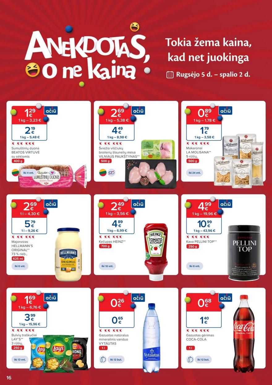 Maxima kaininis leidinys akcijos nuo 
  2023-09-26 iki 
  2023-10-02 | Leidinukas.lt puslapis 16