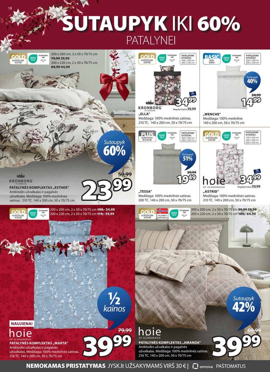 Jysk leidinys akcijos nuo 
  2025-12-16 iki 
  2025-12-25 | Leidinukas.lt puslapis 18