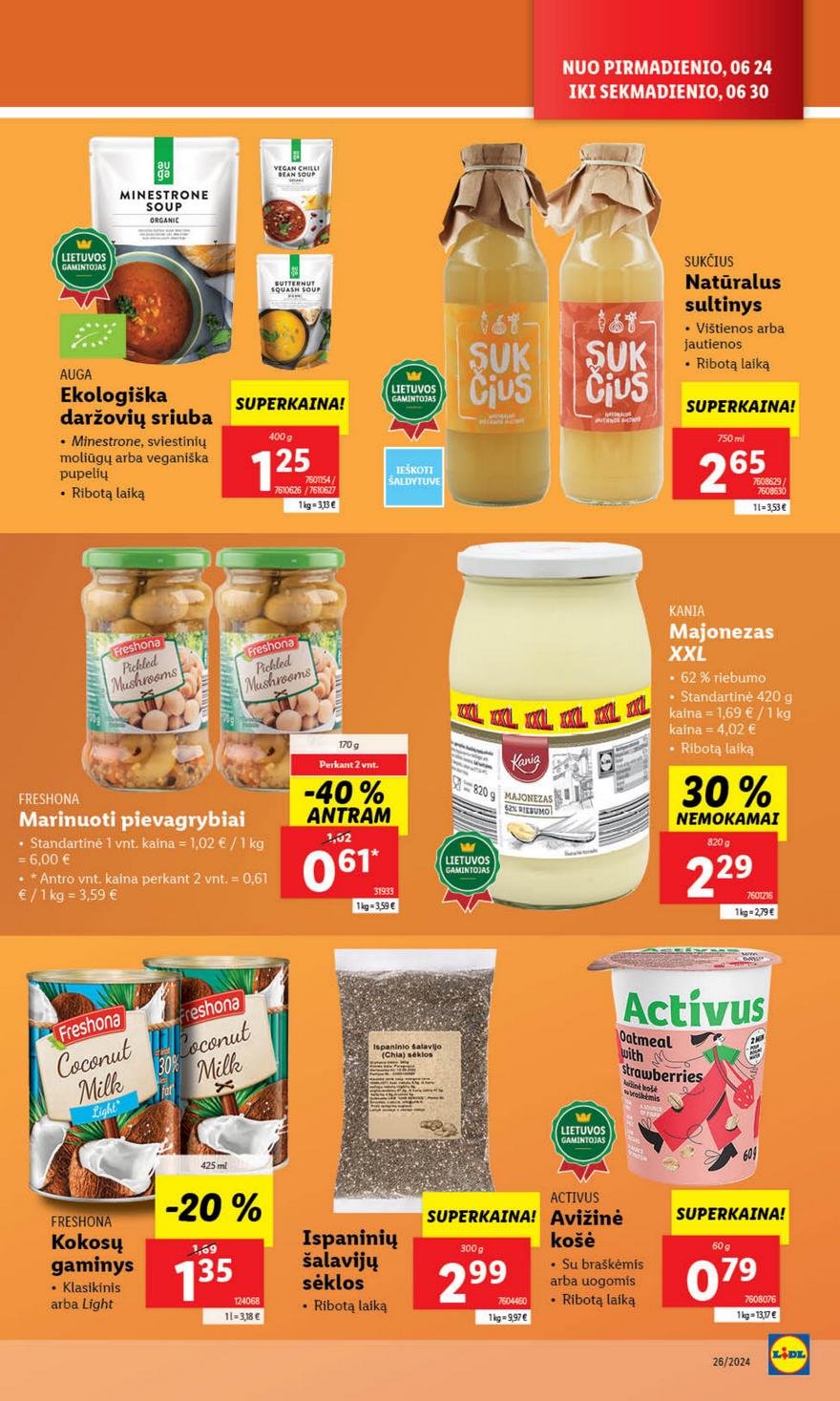 Lidl leidinys naujas akcijos nuo 
  2024-06-24 iki 
  2024-06-30 | Leidinukas.lt puslapis 27