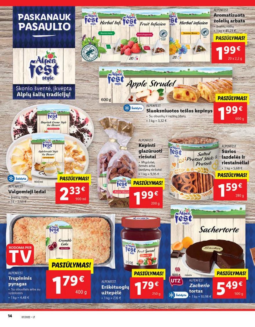 Lidl maisto prekių pasiūlymai akcijos nuo 
  2022-02-14 iki 
  2022-02-20 | Leidinukas.lt puslapis 14