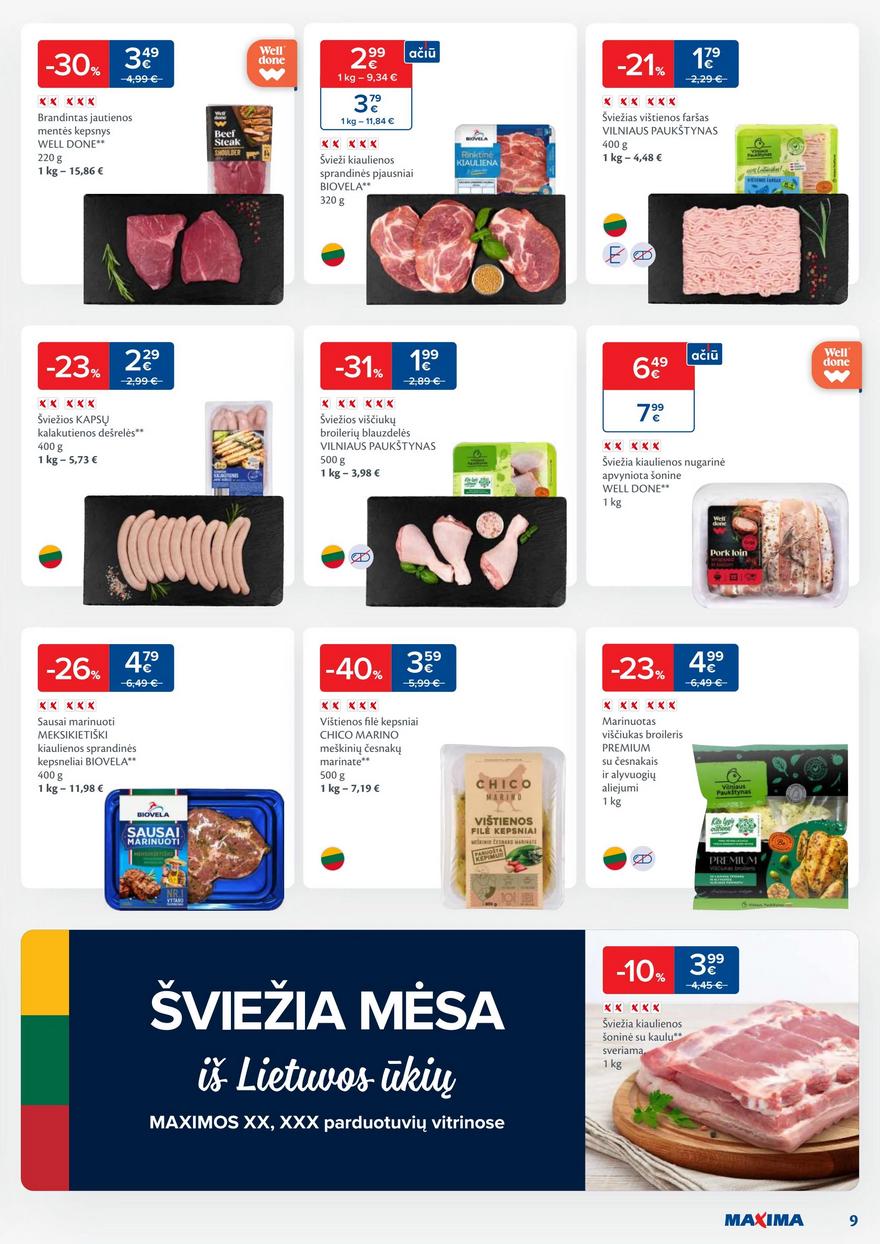 Maxima kaininis leidinys akcijos nuo 
  2023-11-07 iki 
  2023-11-13 | Leidinukas.lt puslapis 9