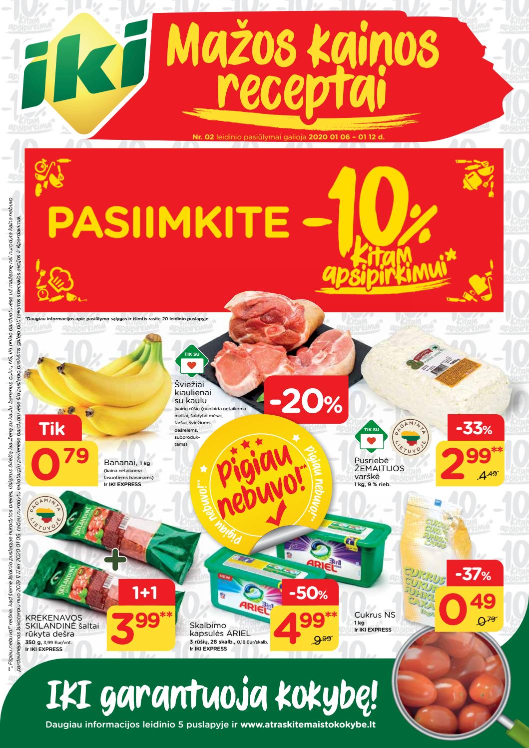 Iki savaitinis leidinys akcijos nuo 
  2020-01-06 iki 
  2020-01-12 | Leidinukas.lt puslapis 1