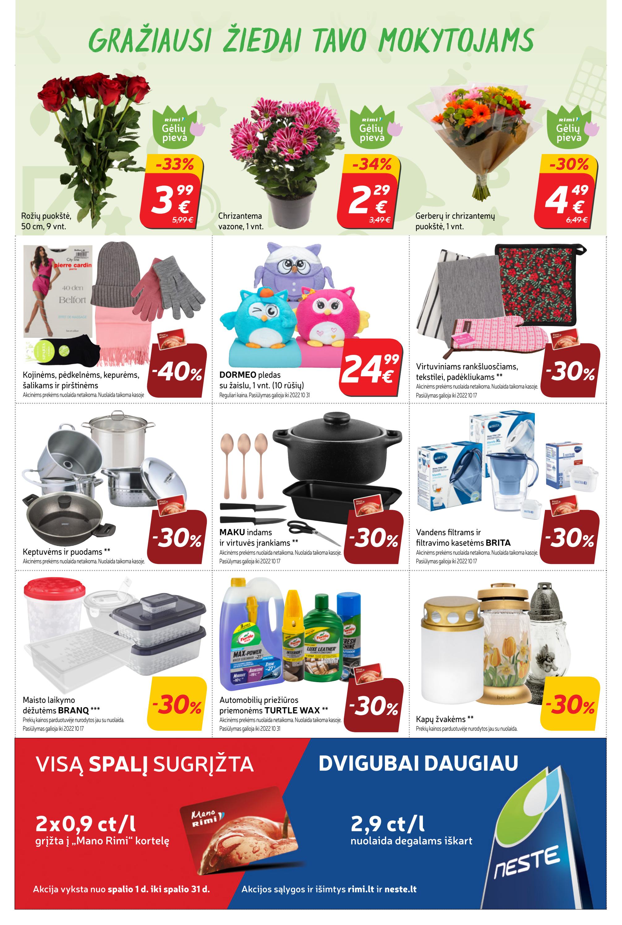 Rimi savaitinis leidinys akcijos nuo 
  2022-10-04 iki 
  2022-10-10 | Leidinukas.lt puslapis 22