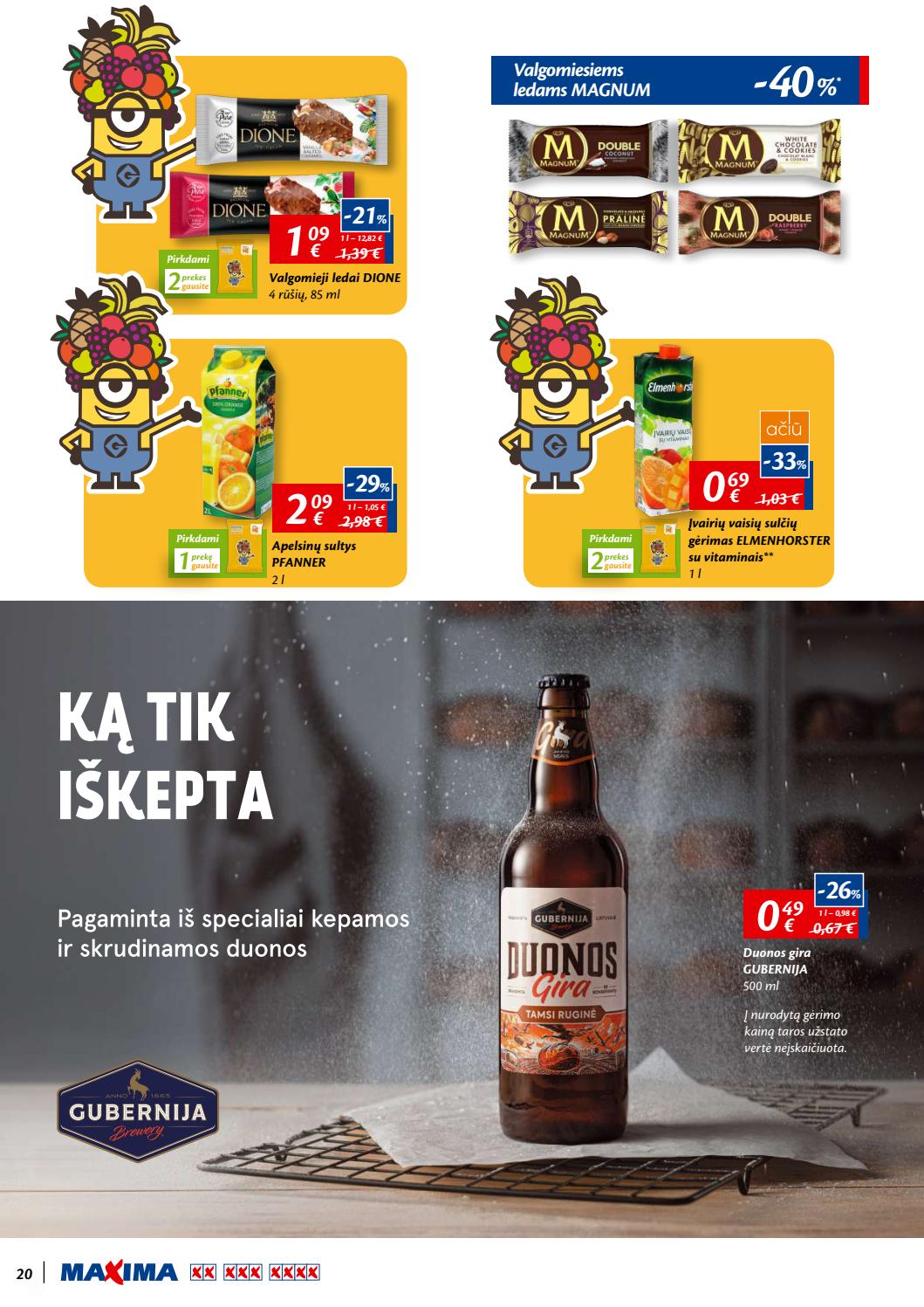 Maxima kaininis leidinys akcijos nuo 
  2019-09-12 iki 
  2019-09-25 | Leidinukas.lt puslapis 20