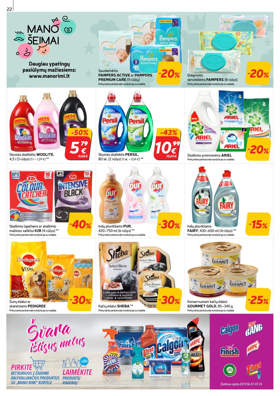 Rimi savaitinis leidinys akcijos nuo 
  2019-07-16 iki 
  2019-07-22 | Leidinukas.lt puslapis 22