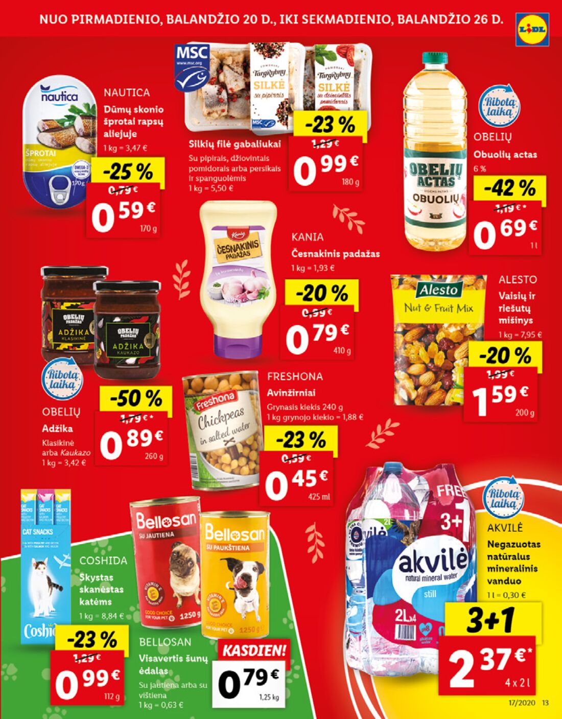 Lidl savaitinis leidinys akcijos nuo 
  2020-04-20 iki 
  2020-04-26 | Leidinukas.lt puslapis 13