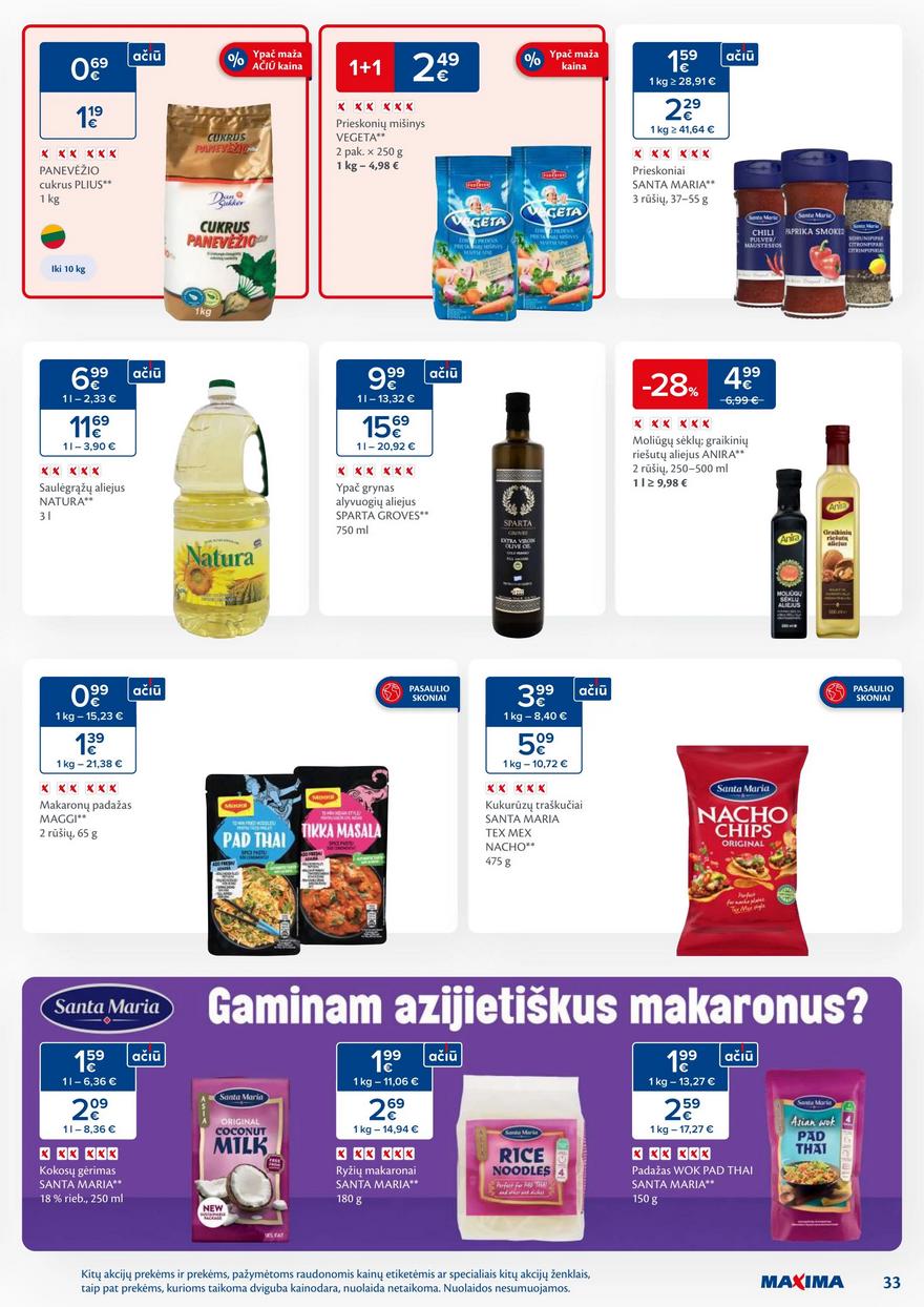 Maxima savaitinis leidinys 21 akcijos nuo 
  2025-05-20 iki 
  2025-05-26 | Leidinukas.lt puslapis 33