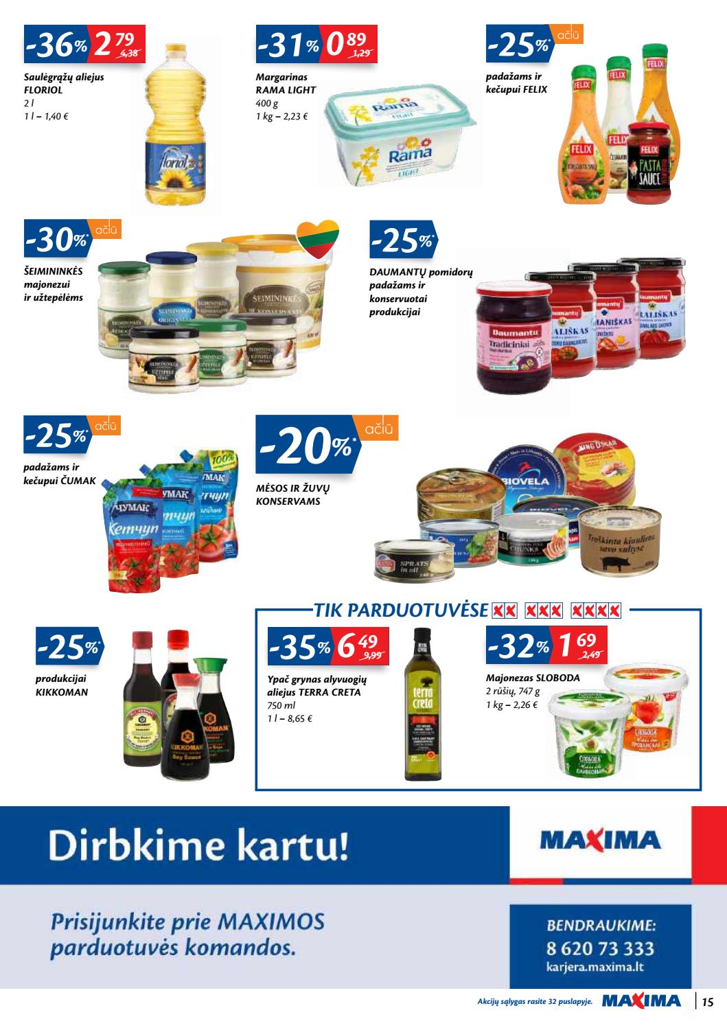 Maxima kaininis leidinys akcijos nuo 
  2020-08-25 iki 
  2020-08-31 | Leidinukas.lt puslapis 15