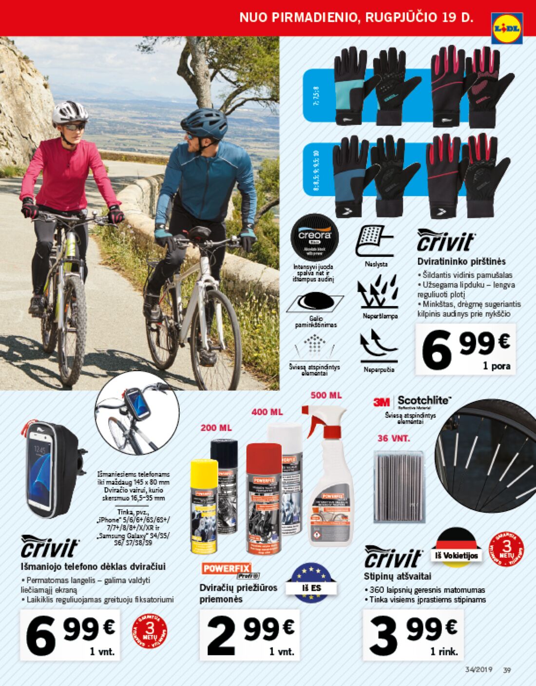 Lidl savaitinis leidinys akcijos nuo 
  2019-08-19 iki 
  2019-08-25 | Leidinukas.lt puslapis 39