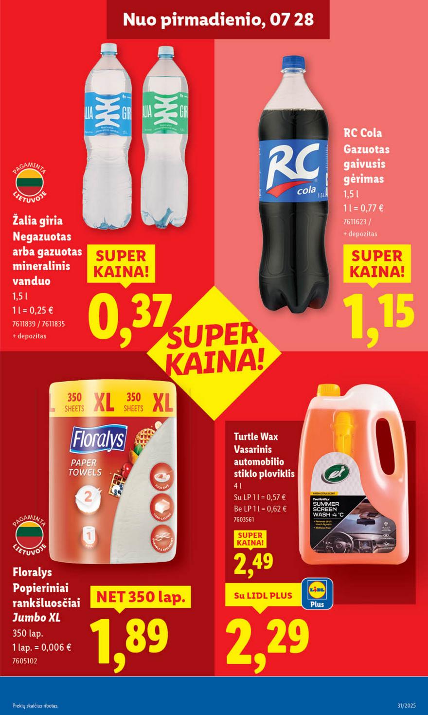 Lidl leidinys naujas akcijos nuo 
  2025-07-28 iki 
  2025-08-03 | Leidinukas.lt puslapis 23