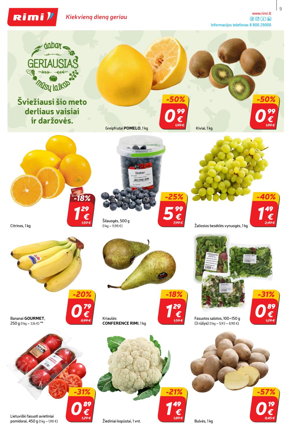 Rimi savaitinis leidinys akcijos nuo 
  2019-10-22 iki 
  2019-10-28 | Leidinukas.lt puslapis 9